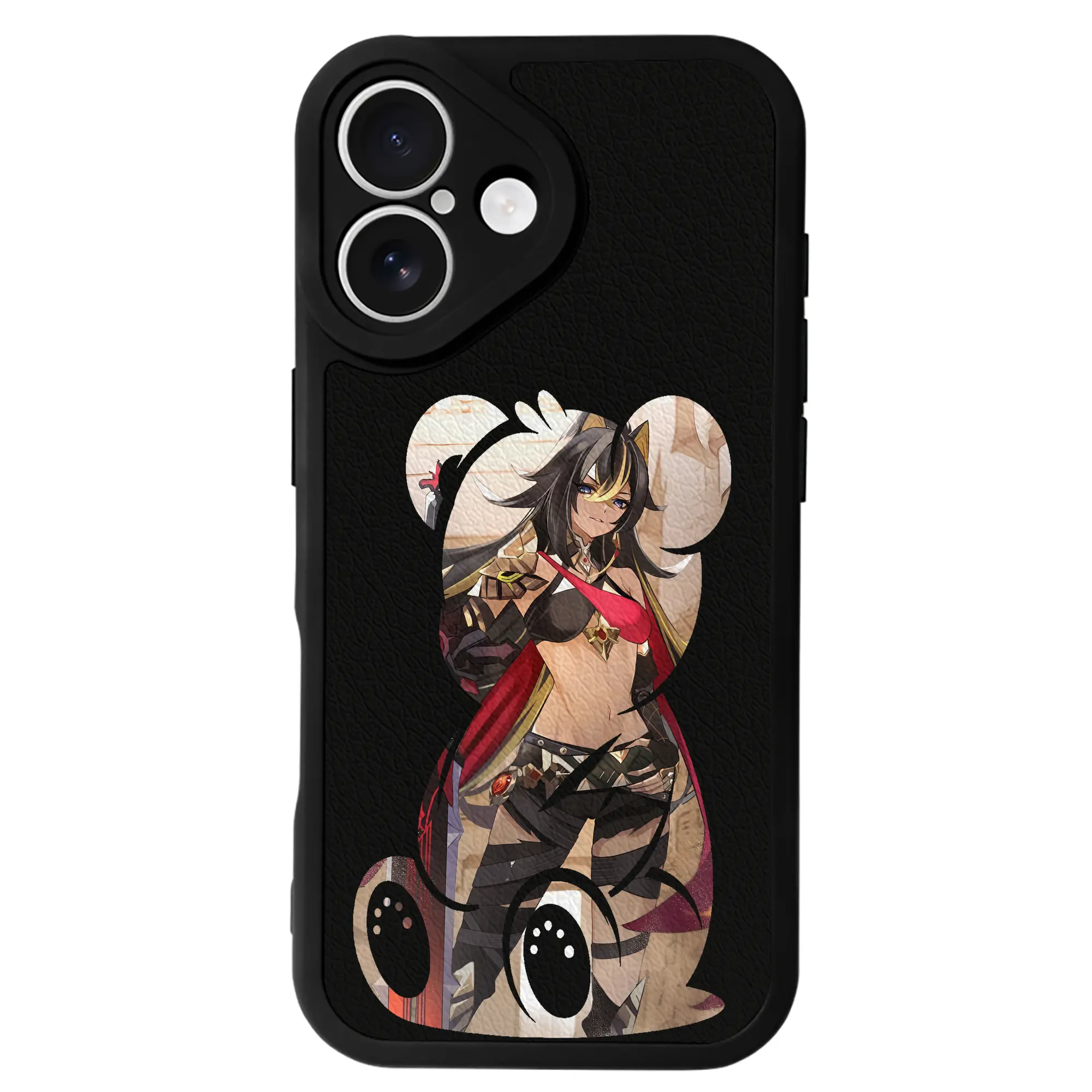 原 神 グッズ ディシア - IPhone 16シリーズ対応 ・ シリコンスマホケース ・ レザー調 ・ 高精度フィット ・ 耐衝撃 ・ ワイヤレス充電対応 ・ 精密カット